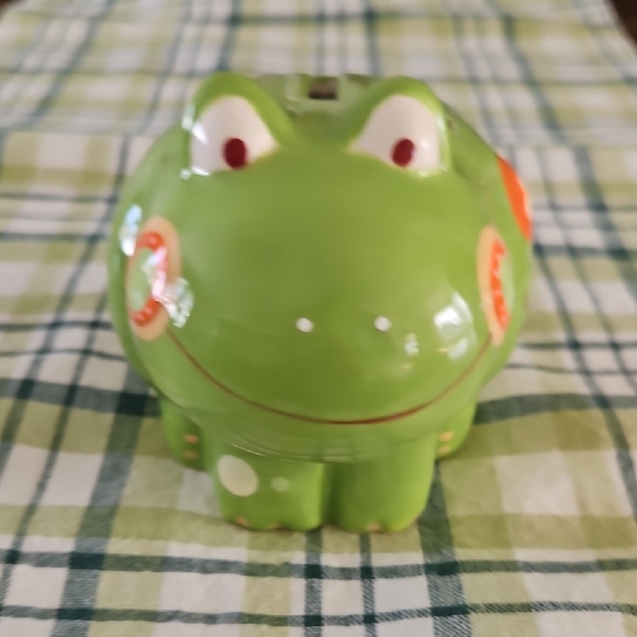 Green Frog Piggy Bank - Picture 5 of 6